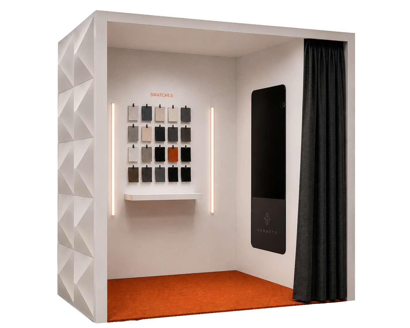 ORA Atrium virtual try-on booth